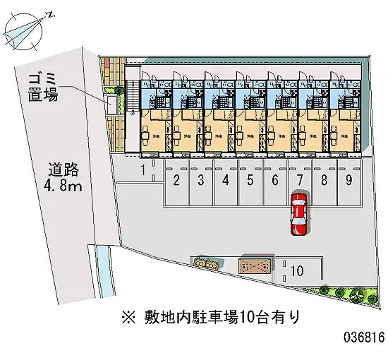 ★手数料０円★市原市五井　月極駐車場（LP）